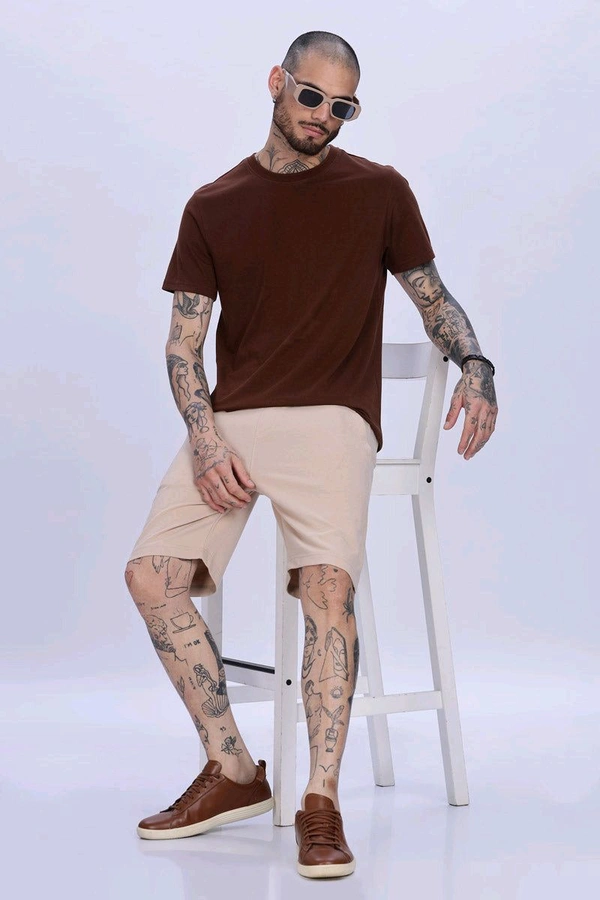 Stylish Leighweight Qick dry Elegant Solid Shorts - XXL