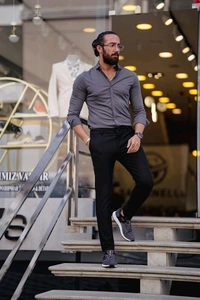 Stylish Formal Full Sleeve Shirt - L