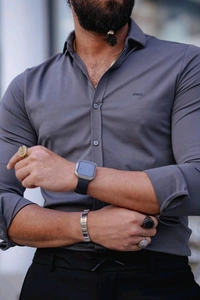 Stylish Formal Full Sleeve Shirt - L