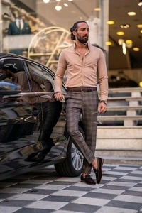 Stylish Formal Full Sleeve Shirt - M