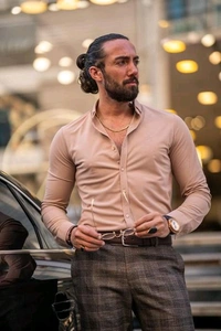 Stylish Formal Full Sleeve Shirt - L