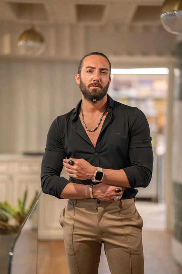 Stylish Formal Full Sleeve Shirt - S