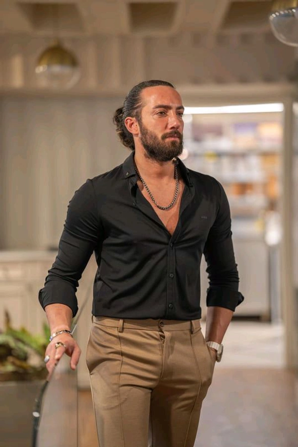 Stylish Formal Full Sleeve Shirt - XL