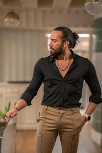 Stylish Formal Full Sleeve Shirt - XL