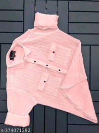 Stylnoxs Double Pocket Shirt - Lavender Rose, M