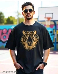 Cotton Blend Men's Oversized Tshirt - XL