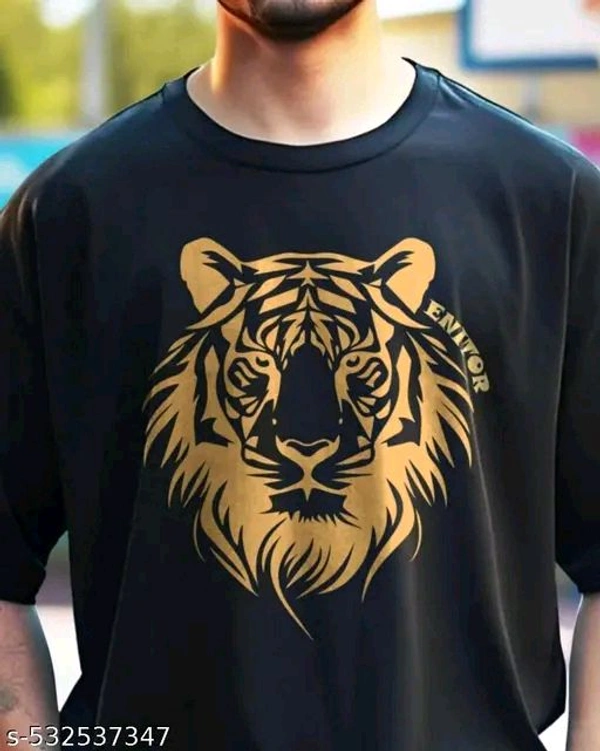 Cotton Blend Men's Oversized Tshirt - XL
