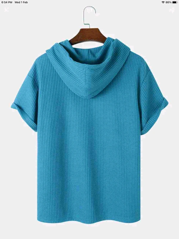 Eddicted Men Cotton Blend Tshirt - Maroon, L