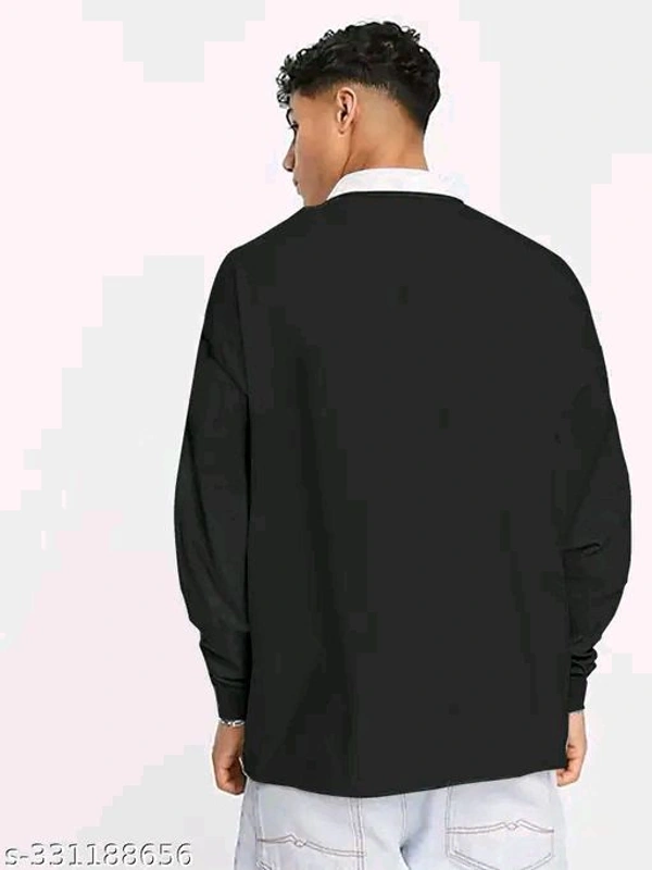 Chicago Printed Typography Black Tshirt - S
