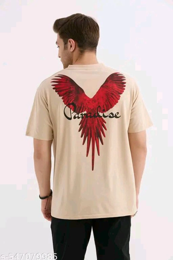 Paradise Printed Oversize Beige - M
