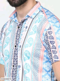 Printed Rayons Printed Shirt - XXL