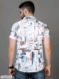 Printed Rayons Printed Shirt - XXL