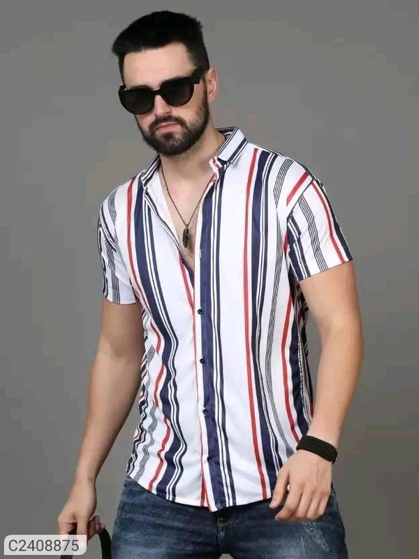 Printed Rayons Printed Shirt - S