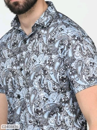 Printed Rayons Printed Shirt - S