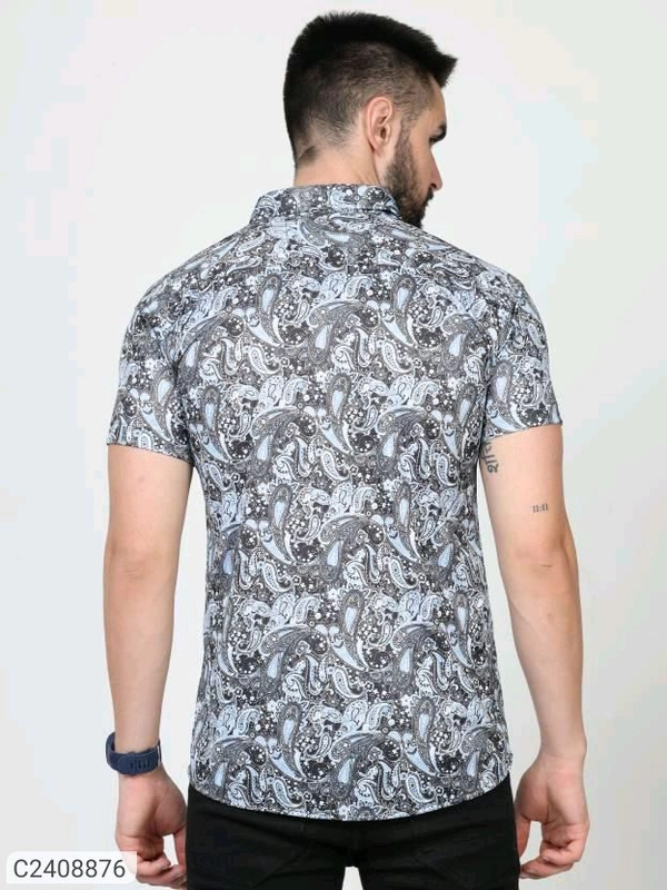 Printed Rayons Printed Shirt - XXL