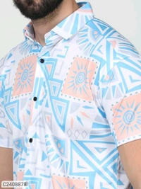 Printed Rayons Printed Shirt - S