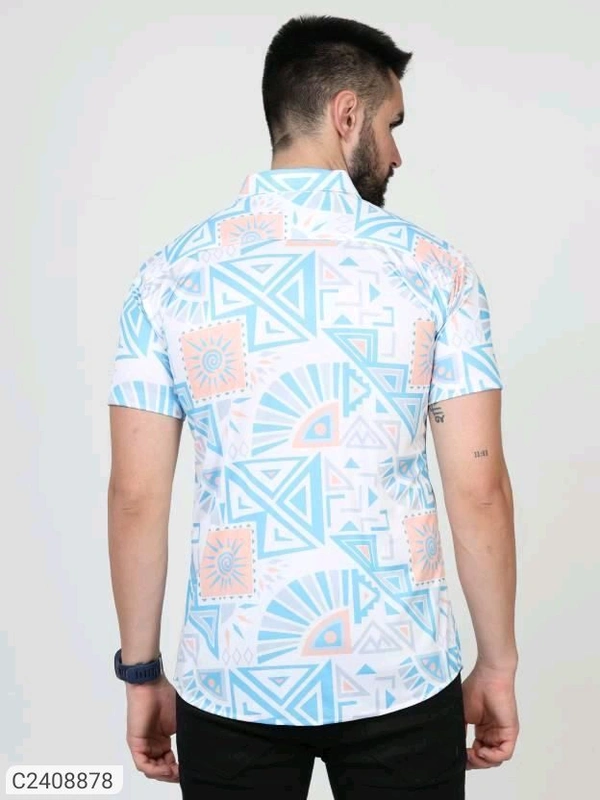 Printed Rayons Printed Shirt - XL