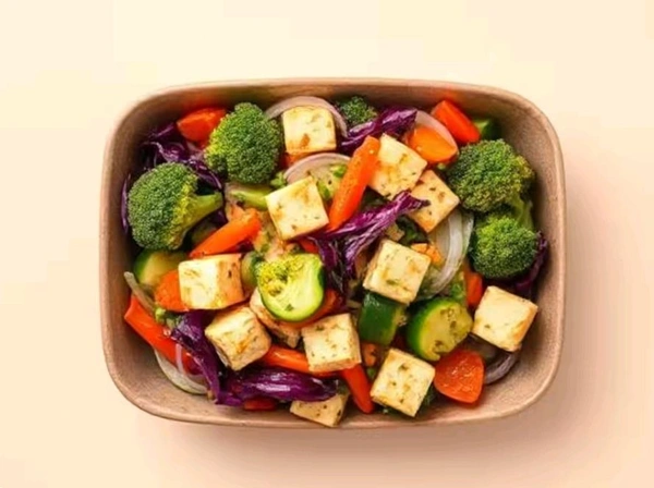 Sautéed Veggies with Tofu