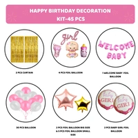 Birthday Decoration Kit Wholesale – Curtains, Balloons, Banners | Direct Manufacturer