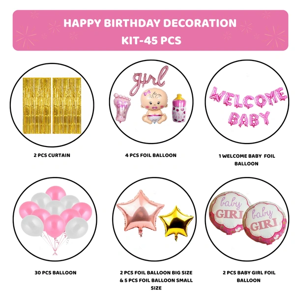 Birthday Decoration Kit Wholesale – Curtains, Balloons, Banners | Direct Manufacturer
