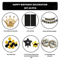 Birthday Decoration Kit Wholesale – Curtains, Balloons, Banners | Direct Manufacturer