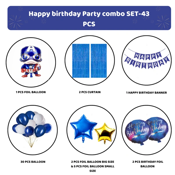 Birthday Decoration Kit Wholesale – Curtains, Balloons, Banners | Direct Manufacturer