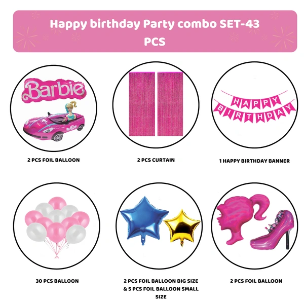 Birthday Decoration Kit Wholesale – Curtains, Balloons, Banners | Direct Manufacturer