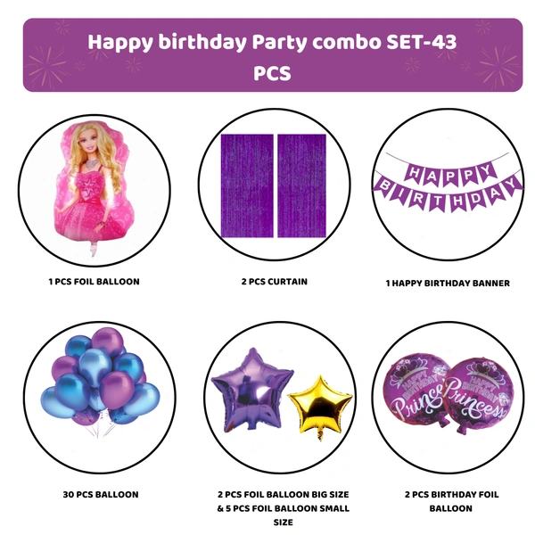 Birthday Decoration Kit Wholesale – Curtains, Balloons, Banners | Direct Manufacturer