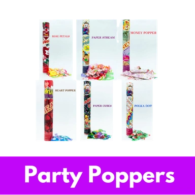 Party Poppers