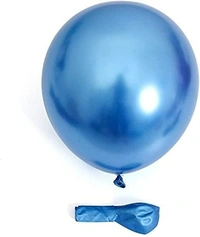 BLUE COLOUR 25 PCS  METALLIC BALLOON 