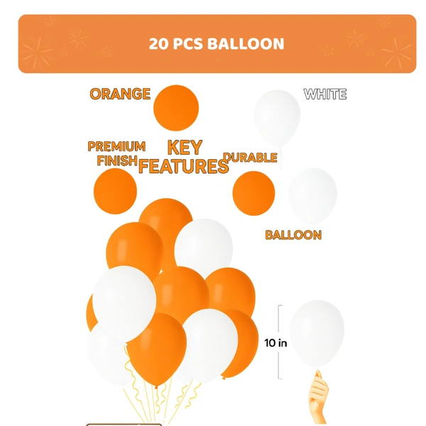 KIWI PARTY  BIRTHDAY COMBO (1 STAR+ 1 CURTAIN+ 20 PCS BALLOON)