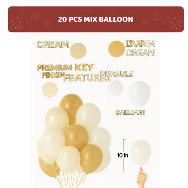 KIWI PARTY  BIRTHDAY COMBO (1 STAR+ 1 CURTAIN+ 20 PCS BALLOON)