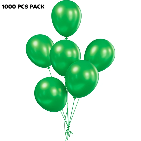 GREEN COLOUR 1000PCS METALLIC BALLOON