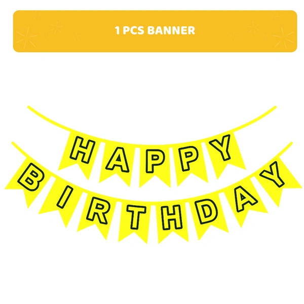 KIWI PARTY  BIRTHDAY COMBO (1 STAR+ 1 CURTAIN+ 20 PCS BALLOON)
