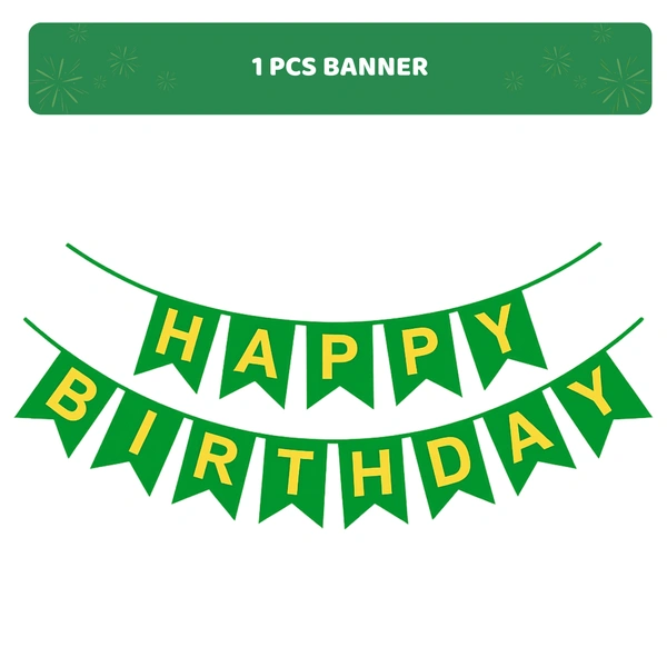 KIWI PARTY  BIRTHDAY COMBO (1 STAR+ 1 CURTAIN+ 20 PCS BALLOON)