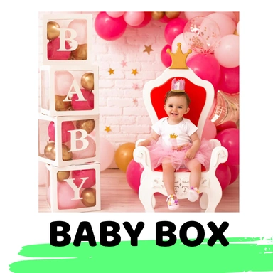 BABY BOX FOR DECORATIONS