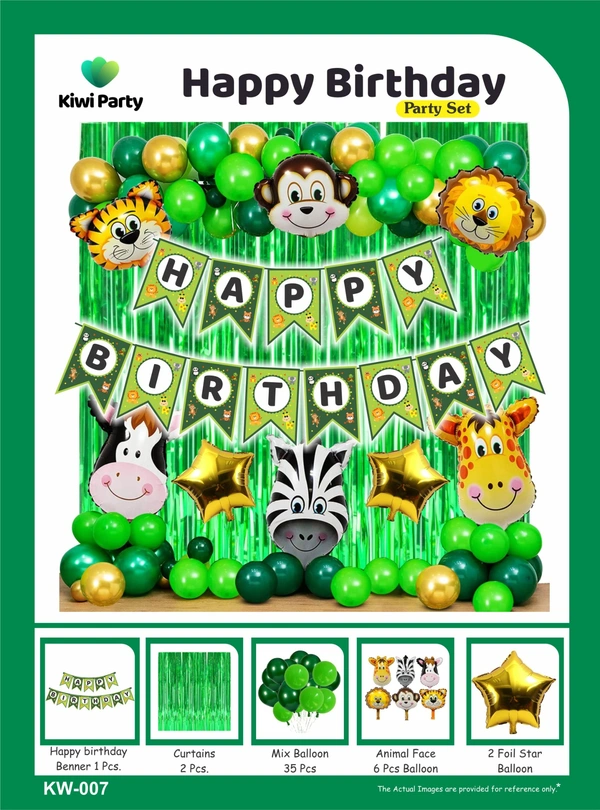 Jungle theme birthday decoration