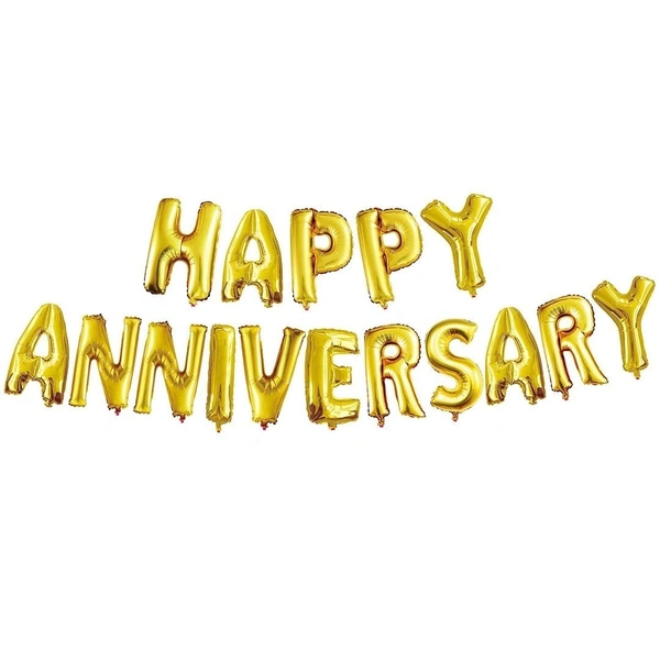 HAPPY ANNIVESARY FOIL BALLOONS