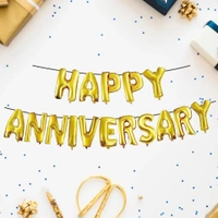 HAPPY ANNIVESARY FOIL BALLOONS