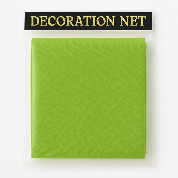 KIWI PARTY PARROT GREEN COLOR 4 Meter Decorative Net – Multi-Purpose Canopy & Event Decoration Net for Weddings, Temples, Bedrooms (Multiple Colors)