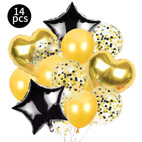 14 PCS SET GOLDEN