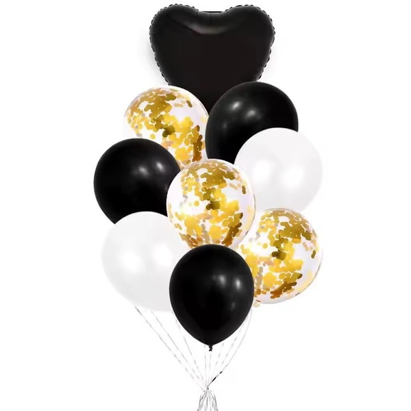 9 PCS SET BLACK