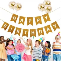 HAPPY BIRTHDAY GLIITER BANNERV CUT