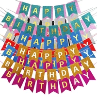HAPPY BIRTHDAY GLIITER BANNERV CUT