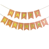 HAPPY BIRTHDAY GLIITER BANNERV CUT