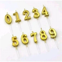 GOLDEN NUMBER CANDLE