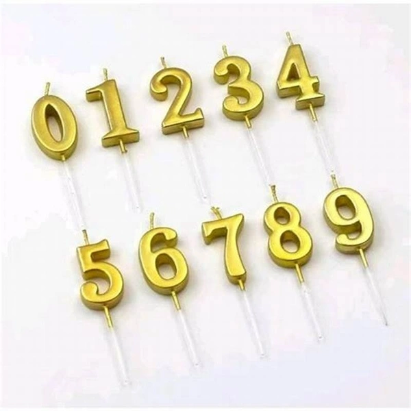 GOLDEN NUMBER CANDLE