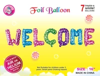 WELCOME FOIL BALLOONS
