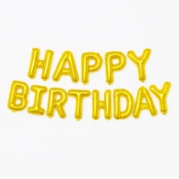 HAPPY BIRTHDAY FOIL BALLOONS ROSE GOLD