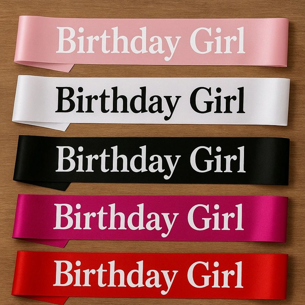 BIRTHDAY GIRL SASH